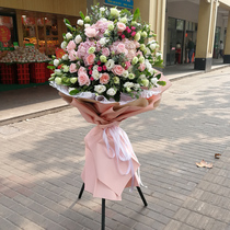 Shanghai opening flower basket opening housewarming celebration fashion Korean version of the same city express beautiful Minhang District star singing