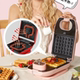 ACA North American Appliances Home Small Multi-Function Toast Sandwich Barbeque Omelette Waffle Breakfast Machine