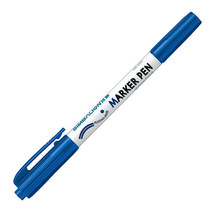 Male lion 680 Double head oily exotic pen blue eco-friendly small double-headed marker pen