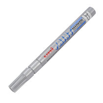Mitsubishi paint pen Uni PX-21 silver lacquer pen fine core purpose wide Silver Paint Marker