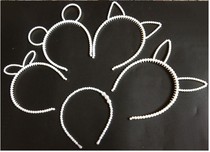 Pearl hairband Cat ears Rabbit ears Bear ears Bow female headband Childrens hair accessories micro-business push gifts