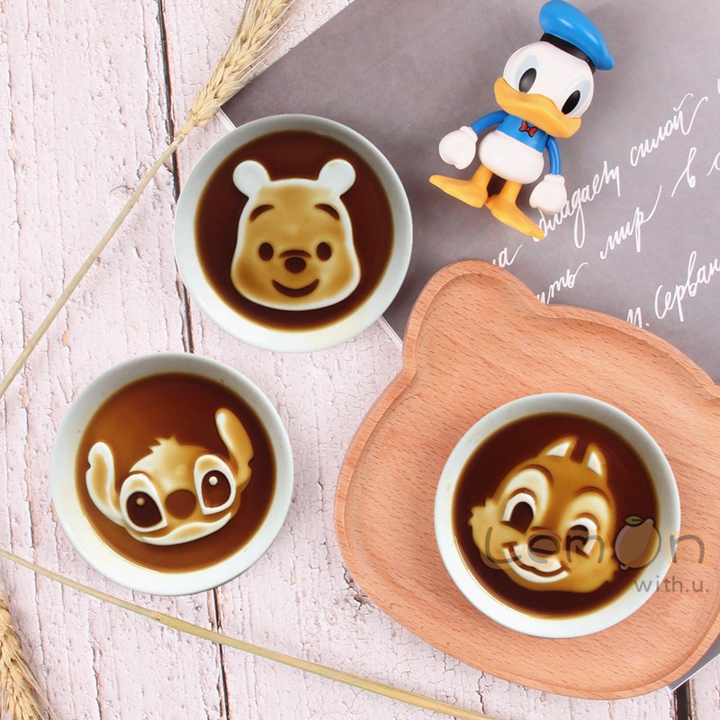 Day Style Cute Cartoon Solid Relief Soy Sauce Sauces Sauces for small sauces Sauces Sauces Vinegar Dish Outlet Original single