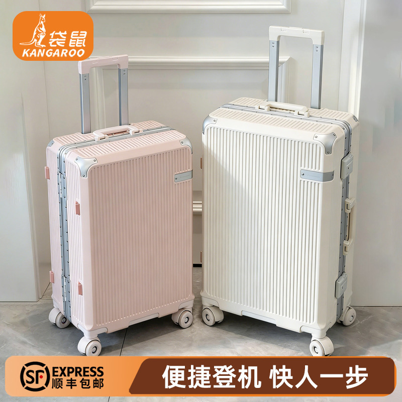 Kangaroo Short-Distance Travel Suitcase for Women, Small and Lightweight, 20-Inch, 2026 New Model, Mini Airplane Trolley Travel Suitcase Kangaroo Short-Distance Travel Suitcase for Women, Small and Lightweight, 20-Inch, 2026 New Model, Mini Airplane Trolley Travel Suitcase