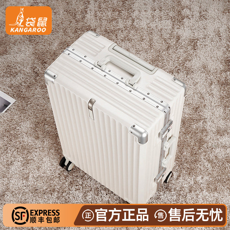 Kangaroo Travel Suitcase for Women 2026 New Model 20inch Carry-On Sturdy and Durable Thickened Men's 26 Aluminum Frame 24 Trolley 22 Kangaroo Travel Suitcase for Women 2026 New Model 20inch Carry-On Sturdy and Durable Thickened Men's 26 Aluminum Frame 24 Trolley 22