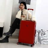 Кенгуру, красный чемодан, коробка для невесты для путешествий