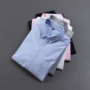 Chuỗi cửa hàng Màu sắc hoang dã Oxford dệt bằng vải cotton dài tay Áo sơ mi đơn giản kinh doanh đơn giản GB701 sơ mi họa tiết