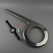Japanese bicycle ordinary bicycle stainless steel chain cover Stainless steel 48T 48T large chain cover 9 word chain cover