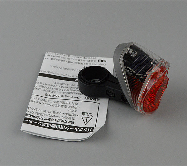 New Japan Self-fitting CATEYE Cat Eye LED Rear Tail Lights Solar Charge Automatic Induction
