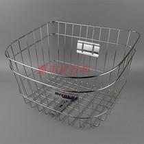 New Japanese bicycle stainless steel basket Miyata stainless steel basket Large basket Front basket