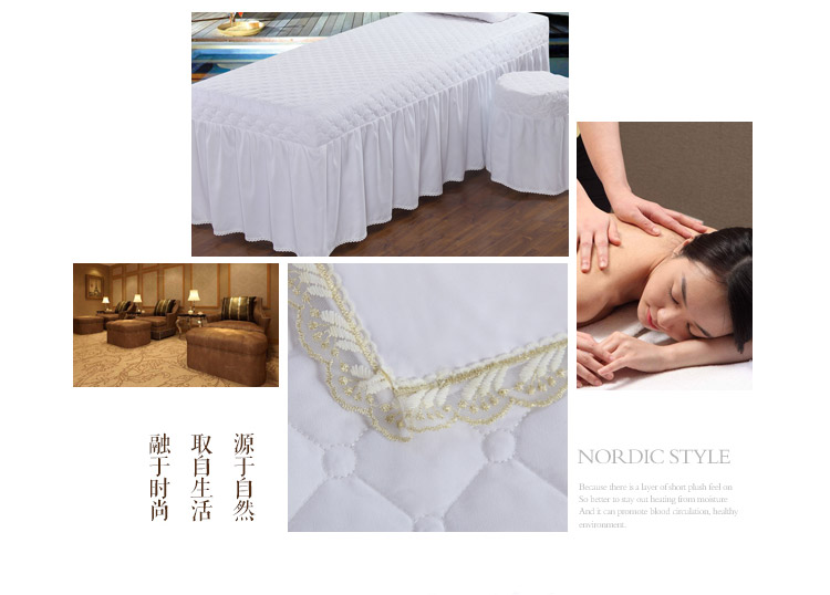 Simple da thân thiện với khăn trải giường vẻ đẹp gia đình của bốn bộ bốn massage vẻ đẹp thẩm mỹ viện trải giường đặc biệt có thể được tùy chỉnh - Trang bị tấm mua khăn trải giường spa