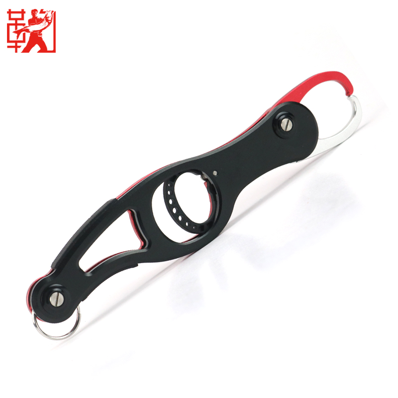 Bow raft fisherman controls fishing clamp aluminum alloy large open-mouth subfishing clamp raft fishing clamp control fisherman