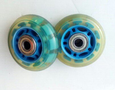 Bike small wheels Cycling moving wheels Cycling accessories PU Wheel Fitness Car accessories Bike Bearings