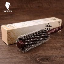 Comb curling hairdresser hair salon professional roll comb inner buckle wooden long comb Lady straight hair shape comb anti-static