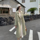 Little Hepburn style double-sided cashmere coat for women 2023 new autumn and winter mid-length woolen woolen coat