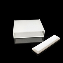 Glass quartz two-sided light cuvette with lid 5cm 50mm optical path spectrophotometer