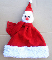 Childrens Christmas cap three-dimensional Santa Claus Christmas hat Christmas headdress Childrens hat Christmas decoration 2016