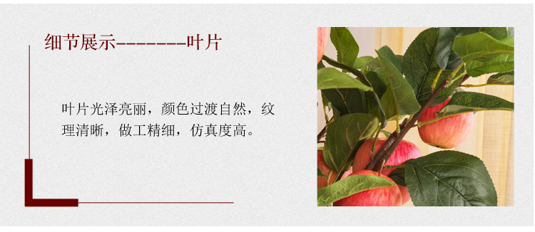 Mô phỏng cây cảnh giả cây táo giả cây đào cây cam chậu nhà phòng khách trang trí hoa giả mô hình - Hoa nhân tạo / Cây / Trái cây cây mai giả trang trí tết