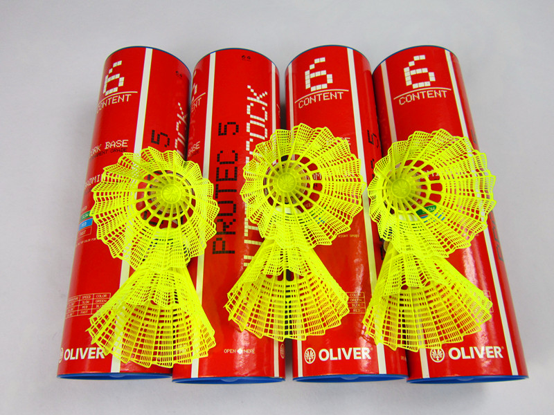 Cầu lông chính hãng OLIVER Oliver PRO TEC5 Cầu lông nylon siêu bền 5 ống vợt cầu lông victor