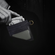 FENGMA sew horse original handmade cowhide card bag leather retro card set creative coin wallet custom lettering