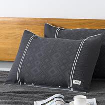  Pillow towel mens oil-proof four corners with buckle pure cotton pair summer non-slip and anti-fall off 2021 new high-end