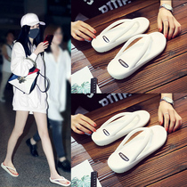  MUMI non-slip thick-soled flip-flops womens summer fashion couple clip foot splint clip toe bathroom beach sandals
