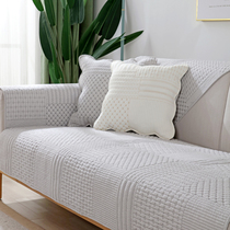  ALEX Nordic simple sofa cushion fabric leather non-slip pure cotton cushion four seasons universal sofa cover cover cloth towel