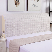 ALEX Nordic style bedside cover fabric 1 8 meters all-inclusive soft bag solid color cotton elastic curved protective cover