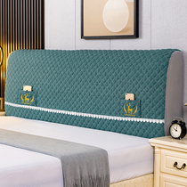  ALEX Modern and simple all-inclusive soft bag bed backrest cover bedside cover Universal European-style removable and washable bedside dust cover