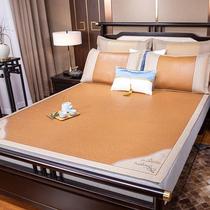  ALEX Indonesian rattan mat three-piece summer mat Household ice silk mat Natural pure rattan foldable bed fitted sheet