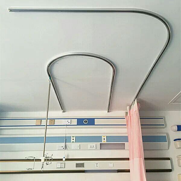Infusion track Aluminum alloy guide rail Infusion rack Sky rail pulley Straight track U-track O-track
