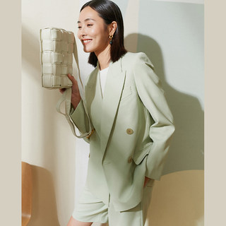 Secret Box Accent New French Mint Green Suit