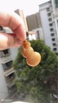 新疆和田玉 蜜糖色 且末糖 葫芦 吊坠 挂饰 项链 挂坠