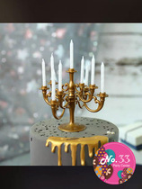 33 Love party new recommendation Net red ins Wind retro European Candlestick birthday cake decoration candle