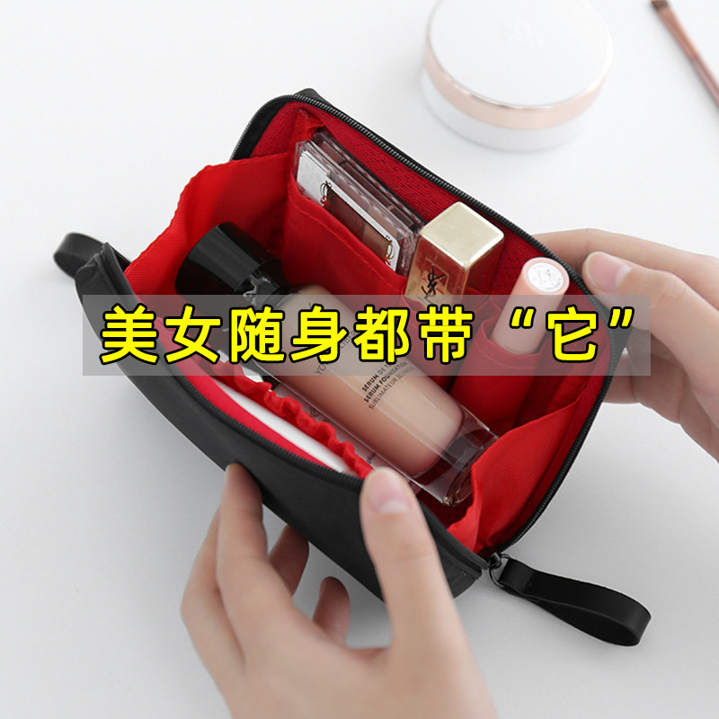 Makeup Bag Small Number Portable Mini Small Bag Custom Logo Large Capacity New Woman Cute Travel Containing Bag