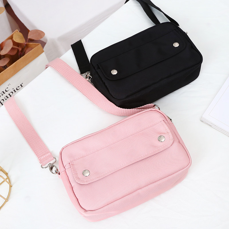 Casual Bag Women Skew Cross Pack Small Crowdclass Senior Feel New Mini 100 Hitch Little Fresh Pure Color Phone Small Square Bag Single Shoulder