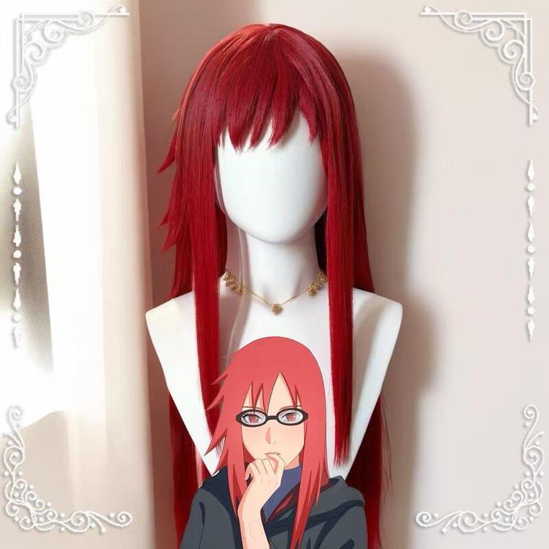 Heartbeat Home Naruto Uzumaki Clan Shippuuden Cosplay Anime Wig Special Color Women's Red Straight Hair