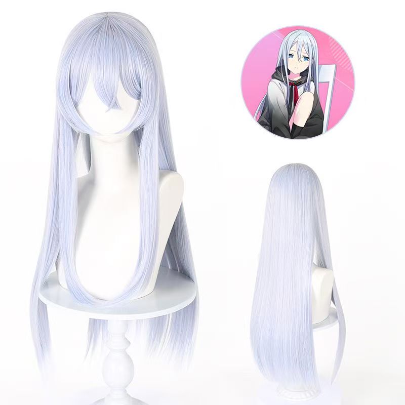 Project Sekai Colorful Stage Feat. Rose Net Hatsune Yoisaki Kanade Light Blue Long Straight Cosplay Wig Project Sekai Colorful Stage Feat. Rose Net Hatsune Yoisaki Kanade Light Blue Long Straight Cosplay Wig