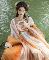 Xian Hanfu Crima and Pat Brigade Shoting Big Tang No Night City Hibiscuss Garden Write a True Tang Костюм Свадебный фотограф О съемке