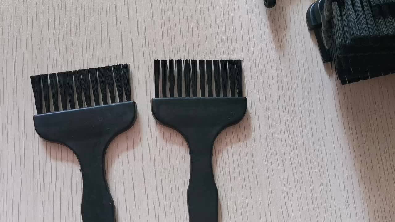 Professional Antistatic Nylon Bristle Brush Set Holder Cleaning