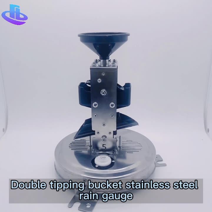0.1MM 0.2MM 0.5MM PULSE RS485 OUTPUT DOUBLE TIPPING BUCKET STAINLESS