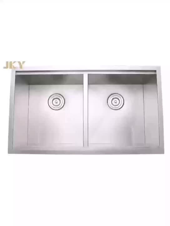 Handmade Multifunctional Malaysia Double Bowl House Kitchen Sink 304