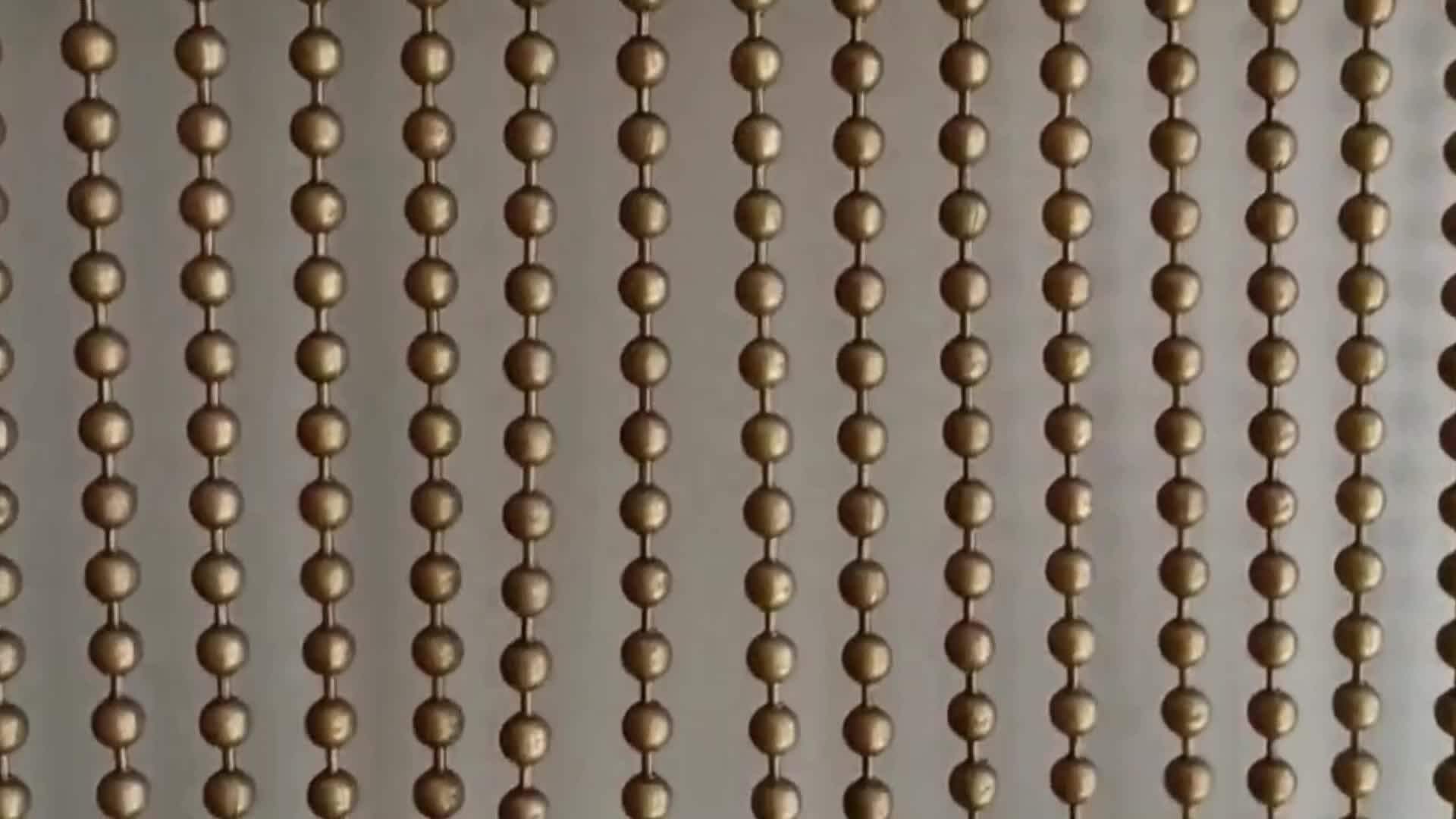 Decorative Curtain Colored Metal Ball Chain Buy Hanging Bead Curtain