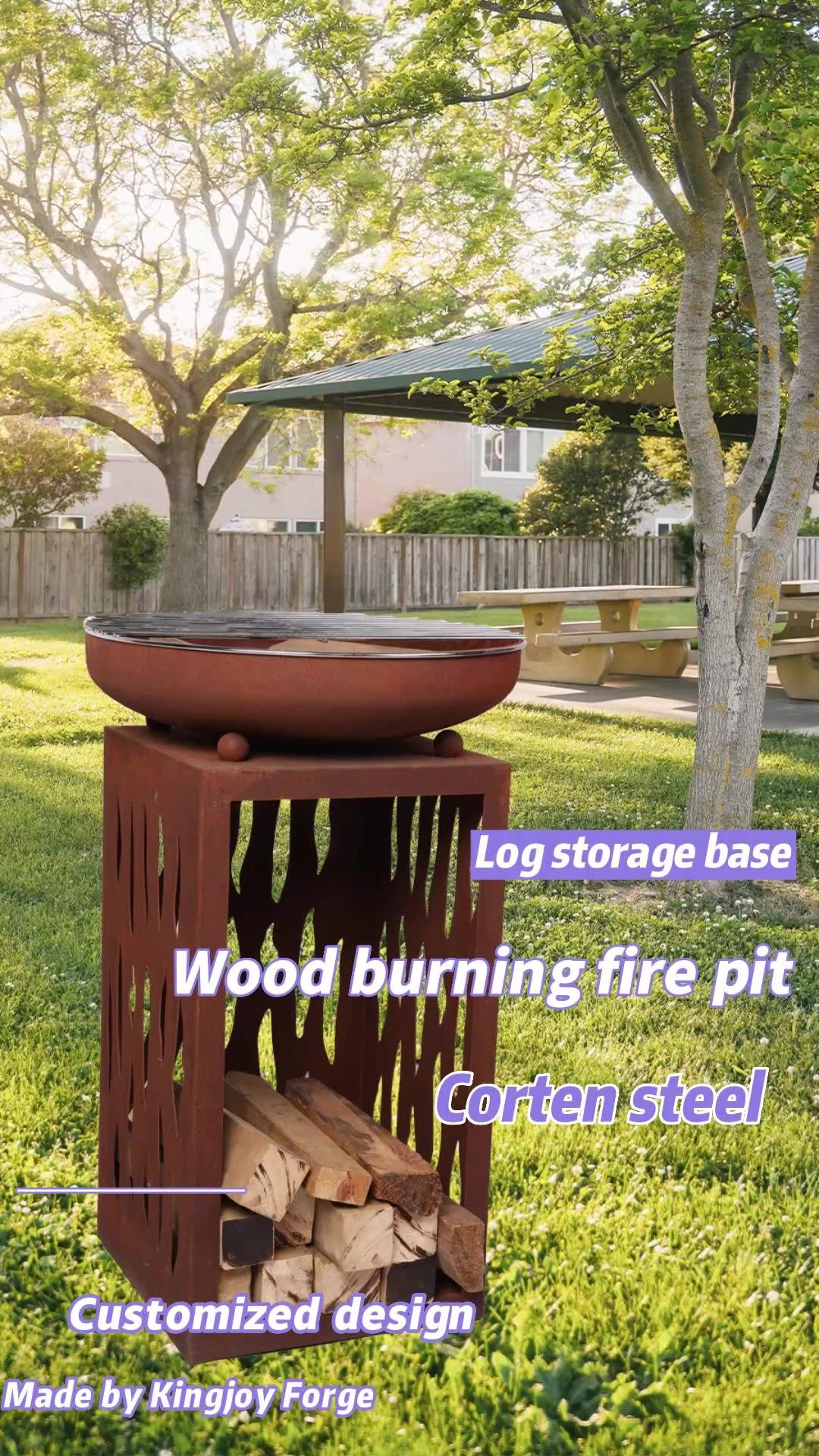 Heavy Duty Metal Rust Corten Balcony Outdoor Charcoal Bbq Grill Buy