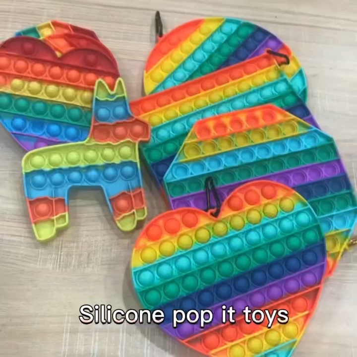 Cpc 2023 Hot Sell Pop Fidgets Toy Sensory Children Stress Relief Toys Classic Fidget Silicone