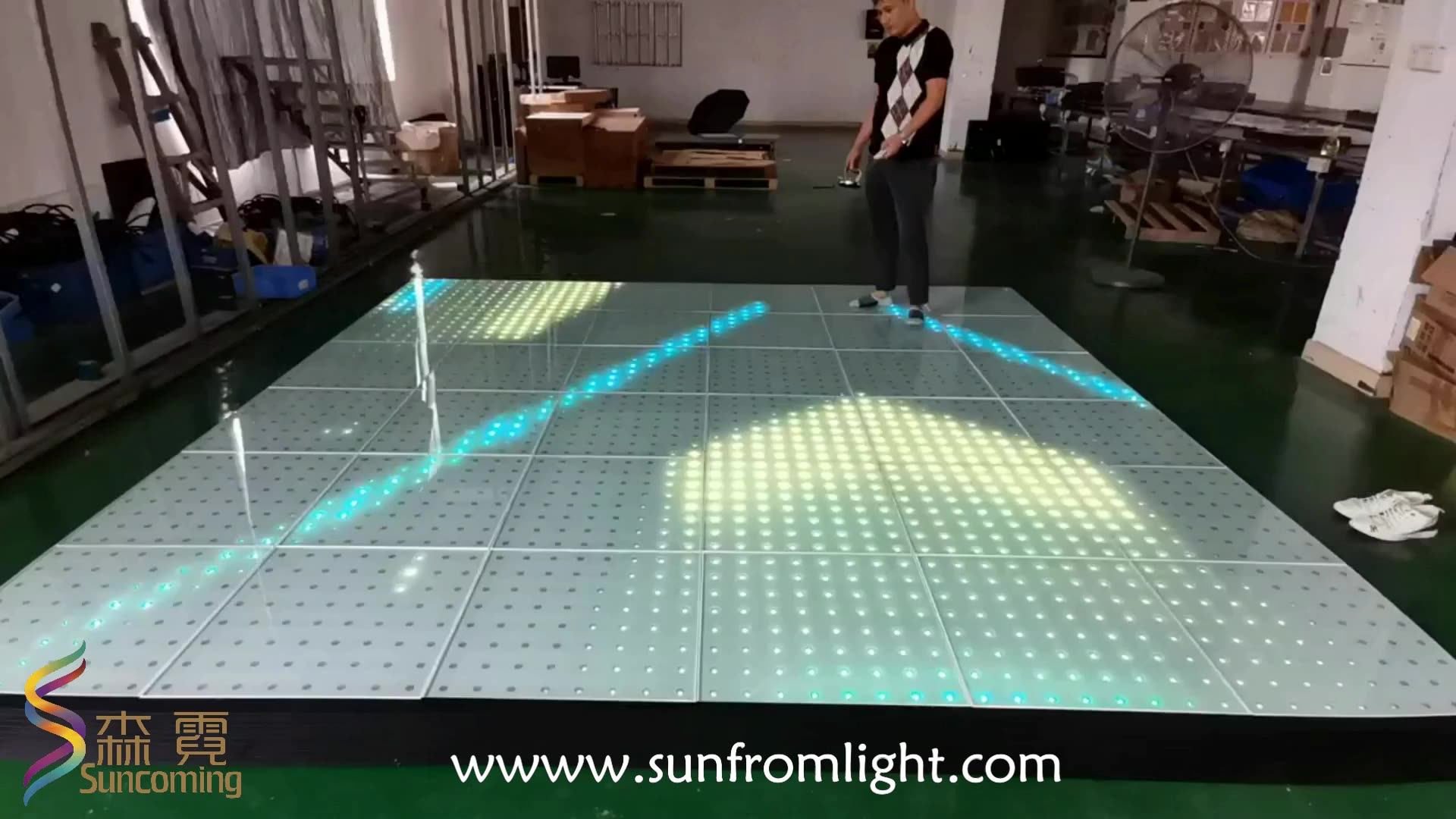 Fast Setup White Led Digital Pixel Dance Floor For Wedding