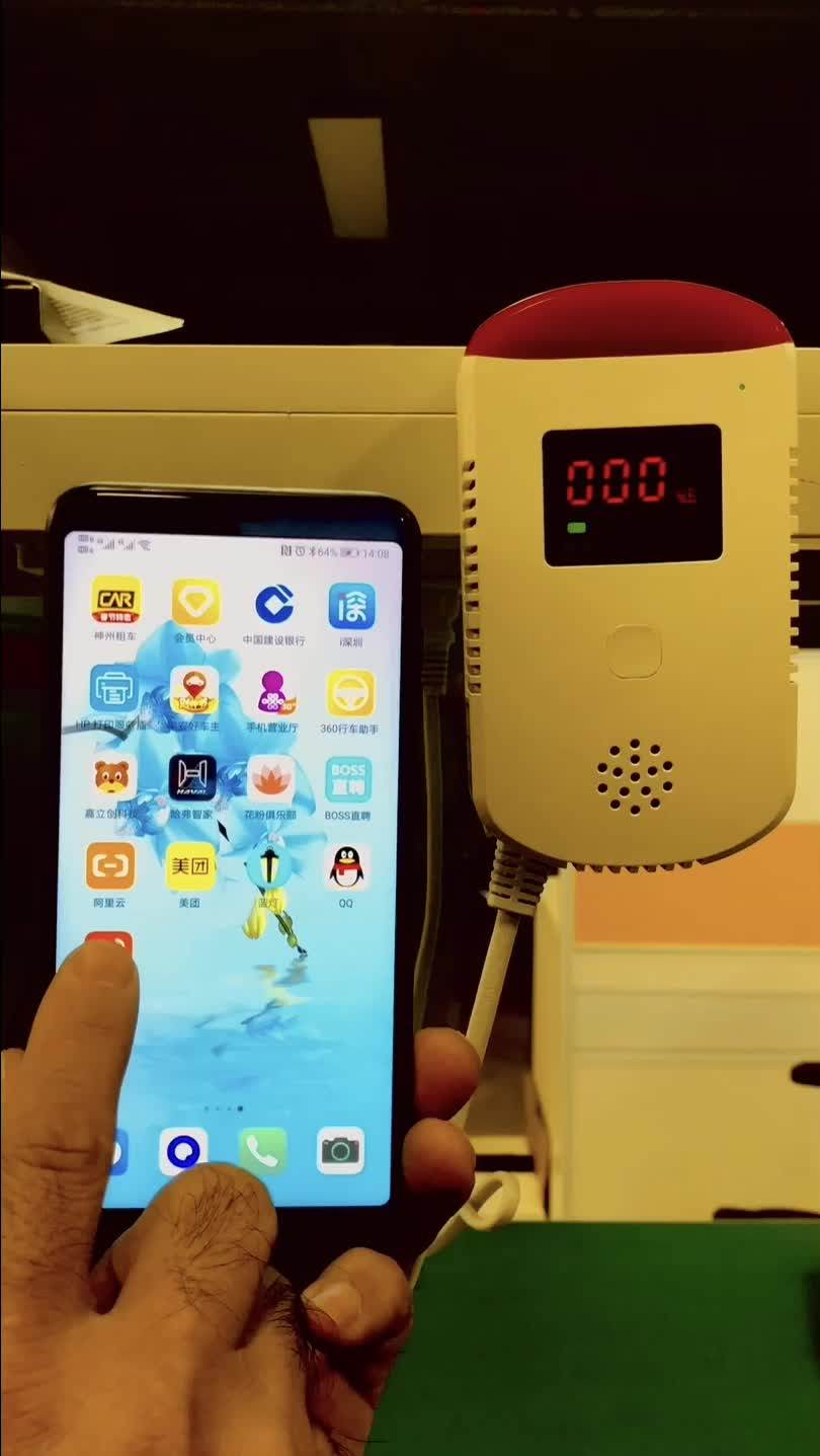 Smart Life Home Security Gas Leak Detector Wifi,Tuya Wifi Gas Detector