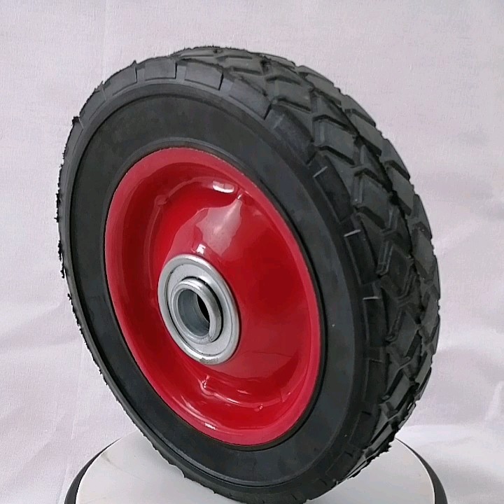 New Factory Powder Rubber Solid Wheel 6x1.5 8x1.75 Hot Sale Factory