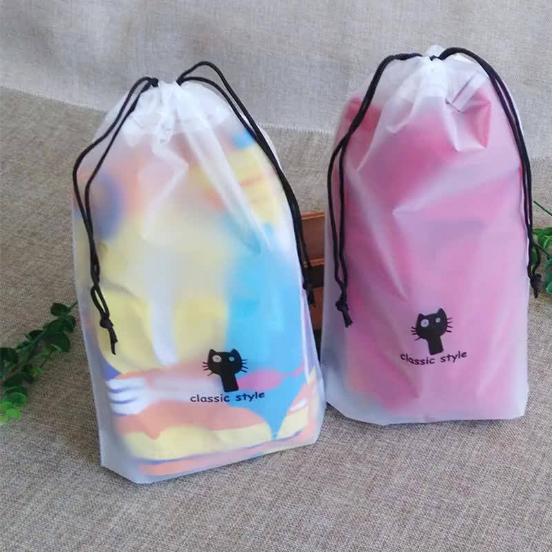 Zip Lock Zipper Top Frosted Plastic Bags For Clothing,Children Socks