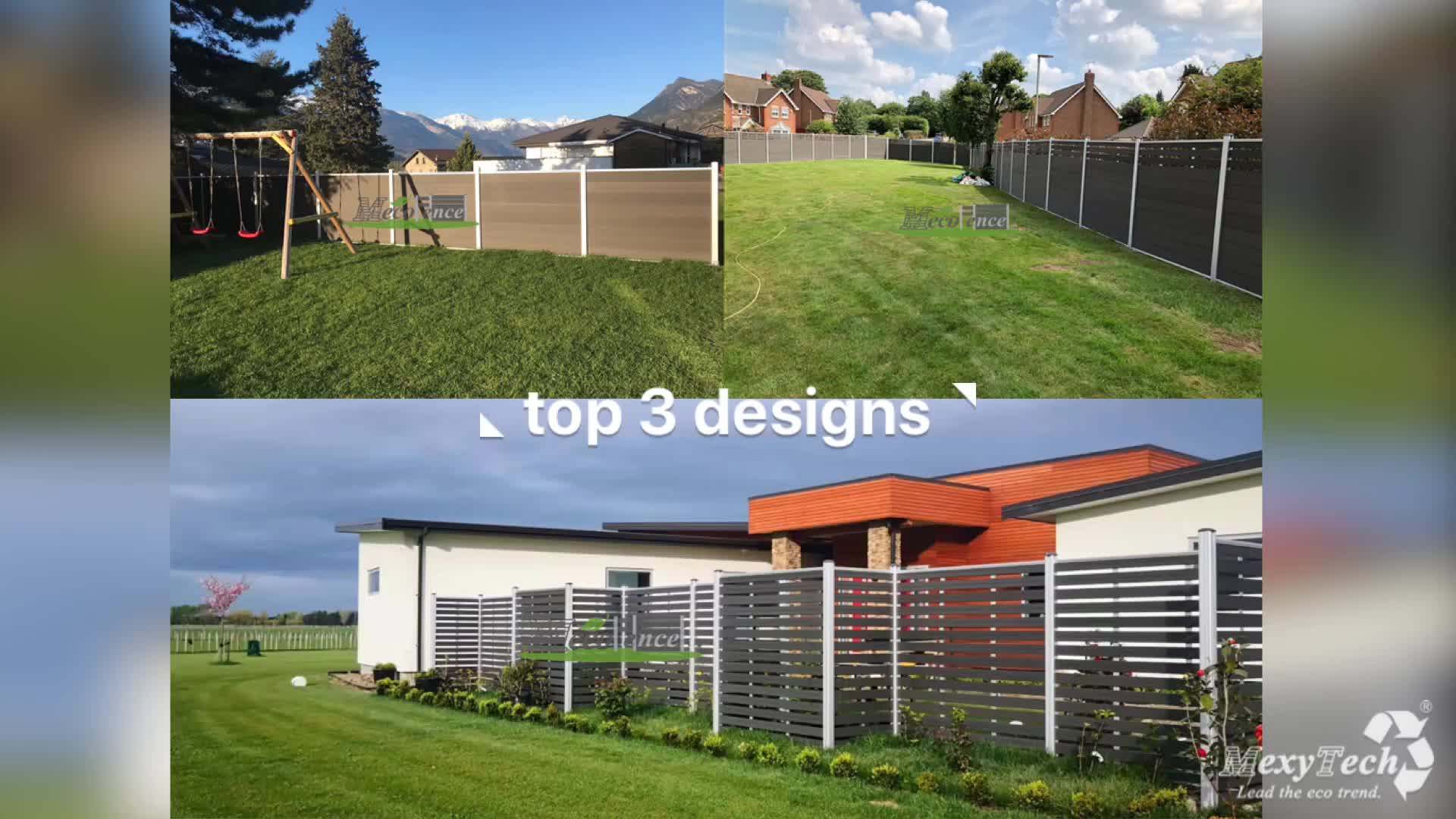 Chinese Manufacturer Aluminum Post Wood Plastic Composite Wpc Garden