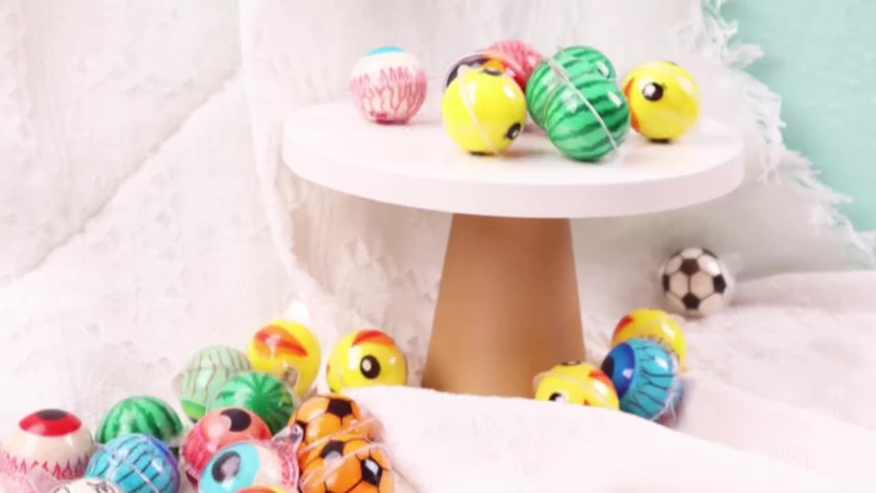 Funny Bulk Halloween Children Snacks Eyeball Gummy Soft Candy